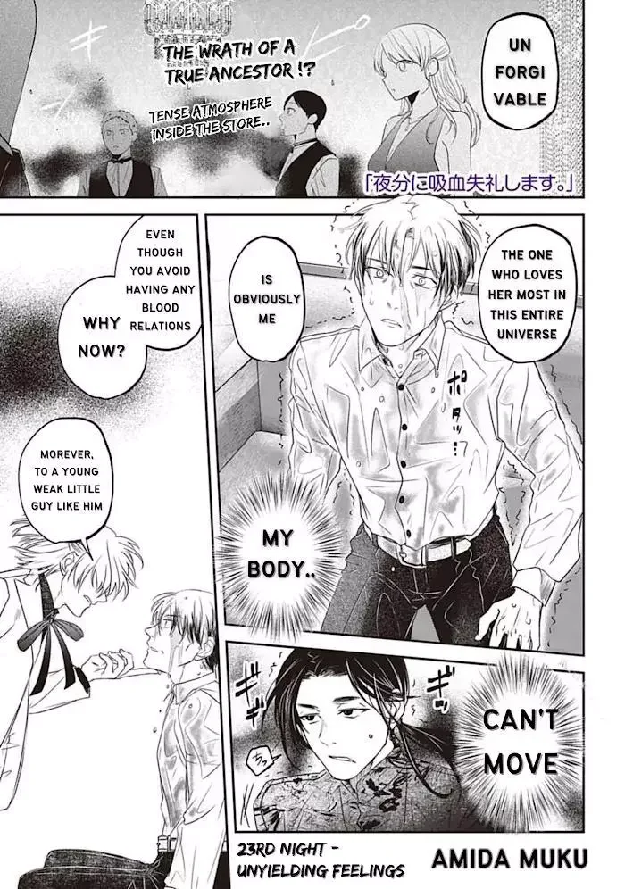 Yabun Ni Kyuuketsu Shitsureishimasu - Chapter 23 Page 3