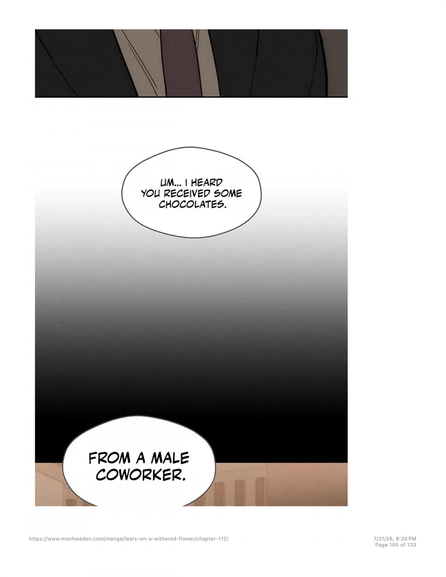 Tears On A Withered Flower - Chapter 112 Page 104