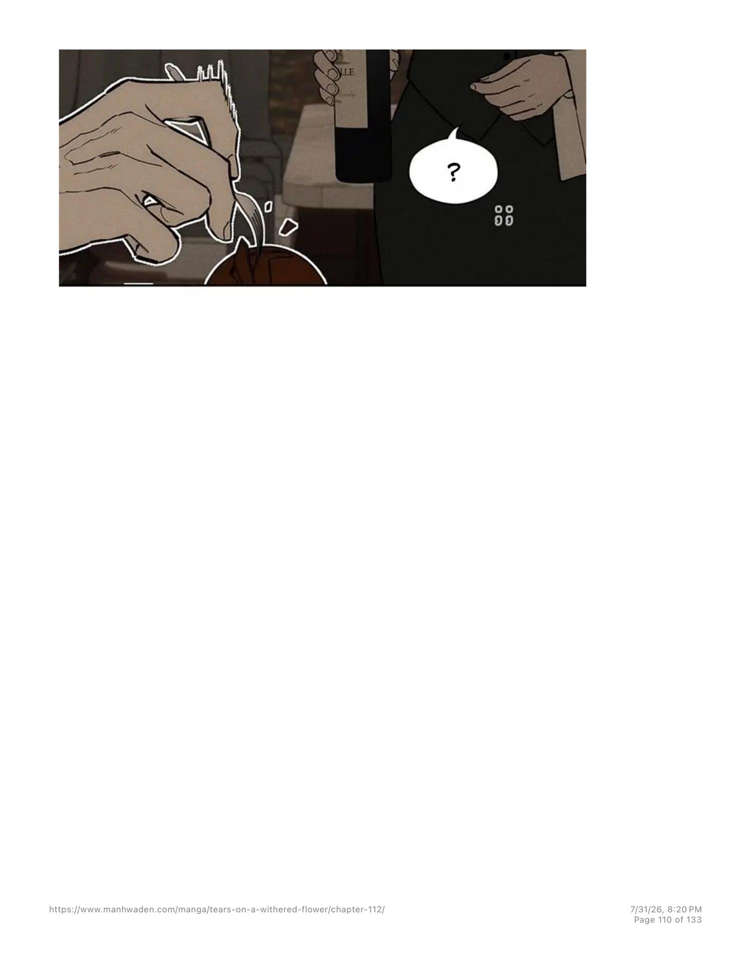 Tears On A Withered Flower - Chapter 112 Page 109