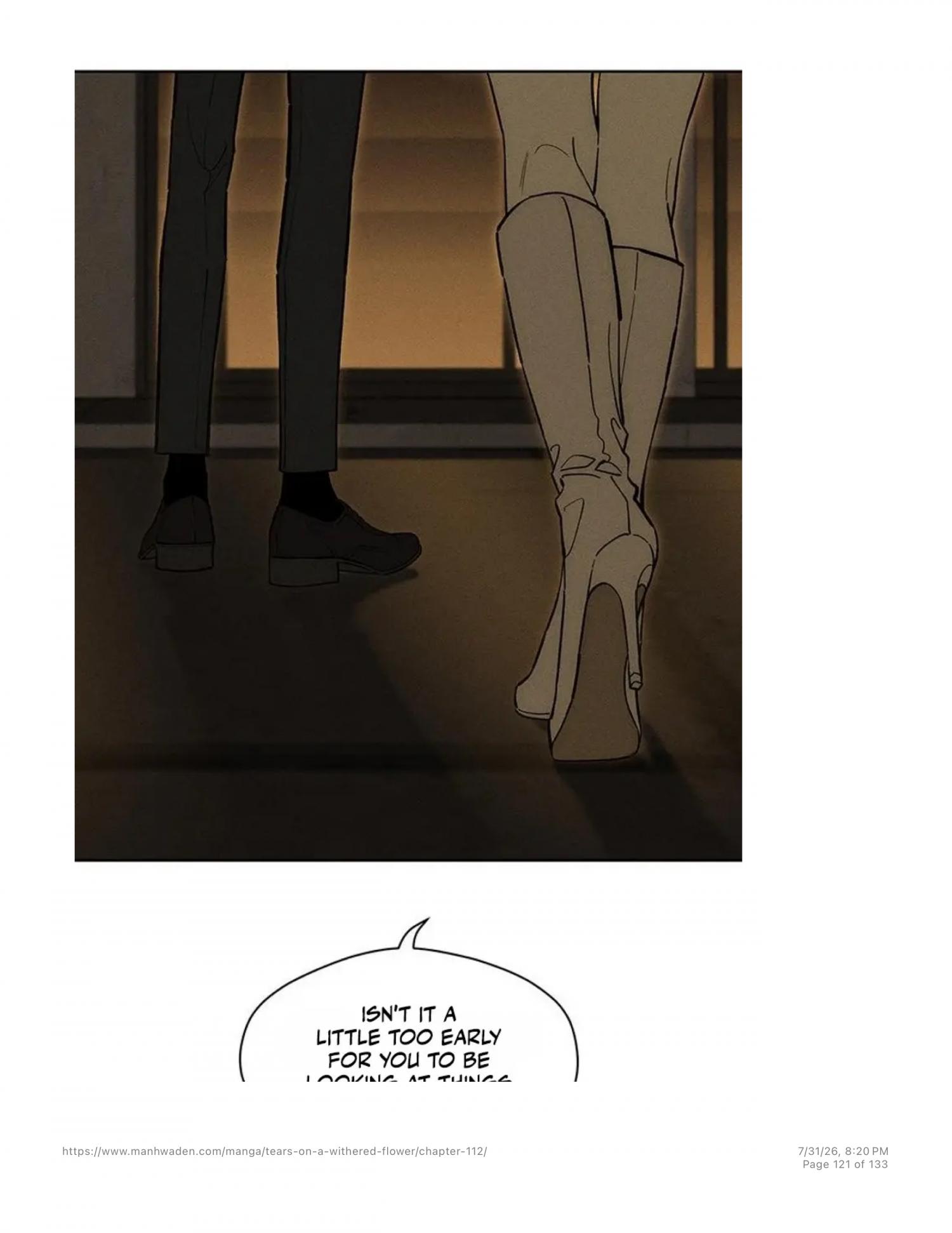 Tears On A Withered Flower - Chapter 112 Page 120