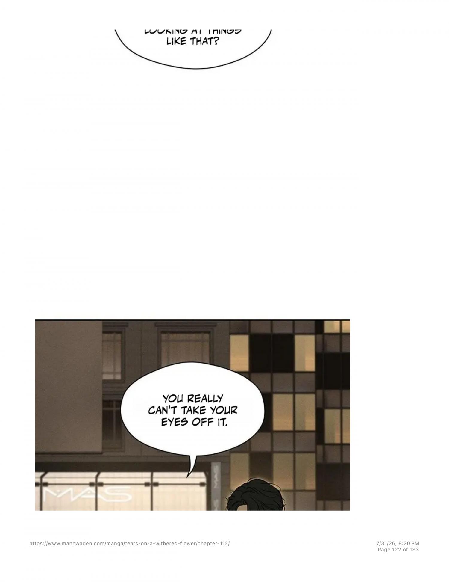 Tears On A Withered Flower - Chapter 112 Page 121