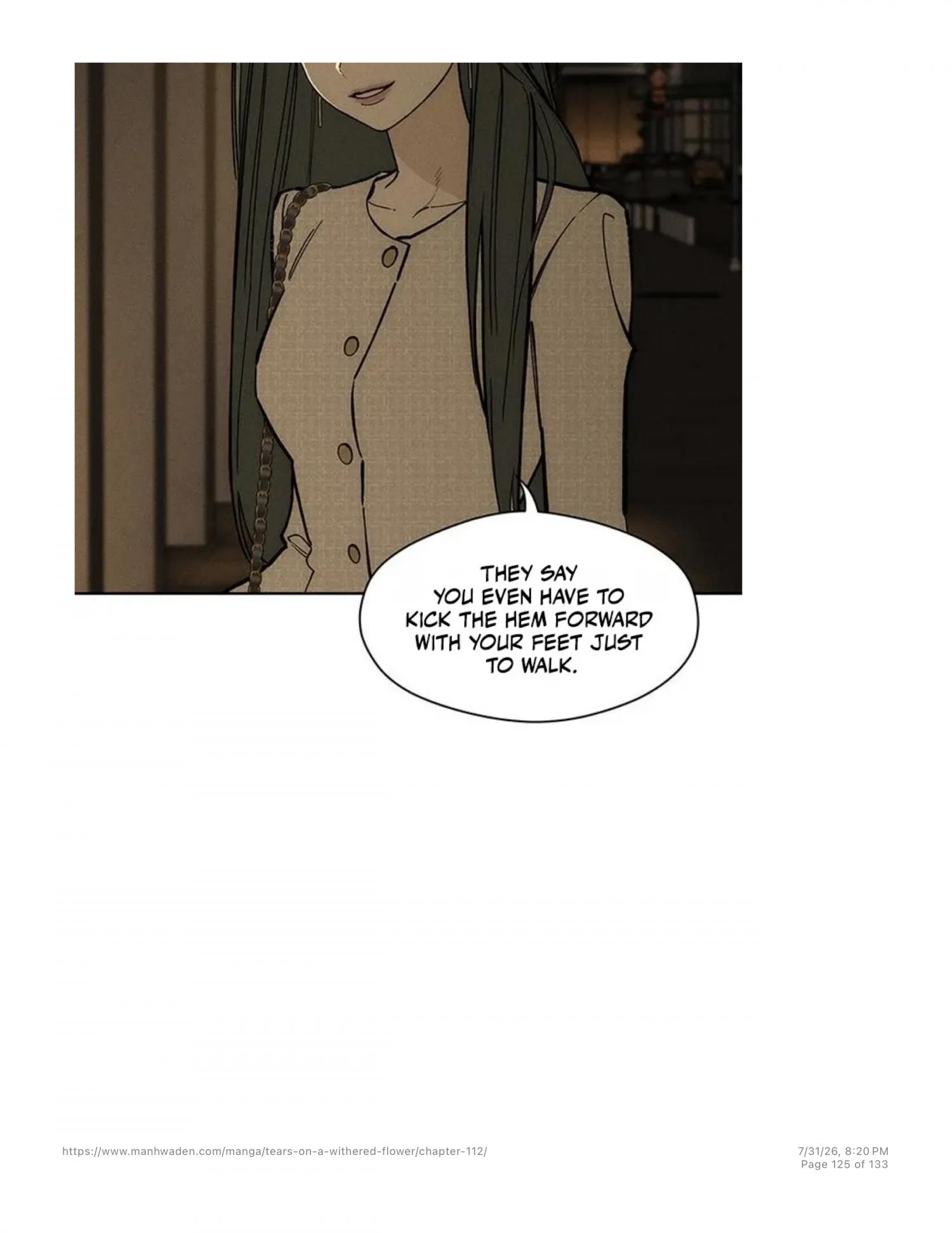 Tears On A Withered Flower - Chapter 112 Page 124