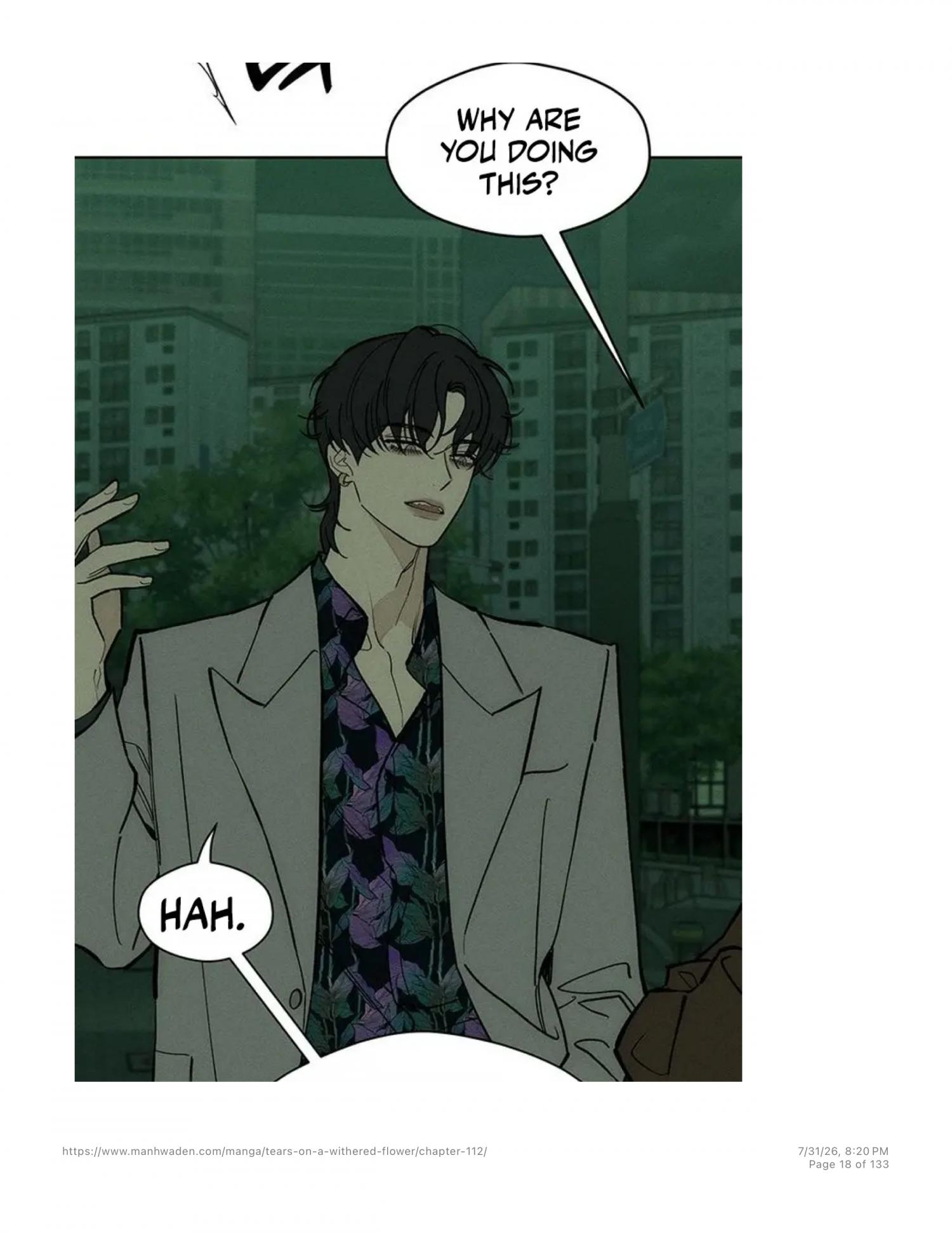 Tears On A Withered Flower - Chapter 112 Page 17