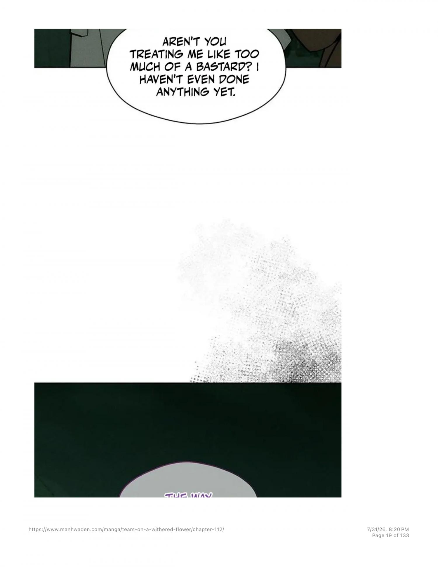 Tears On A Withered Flower - Chapter 112 Page 18