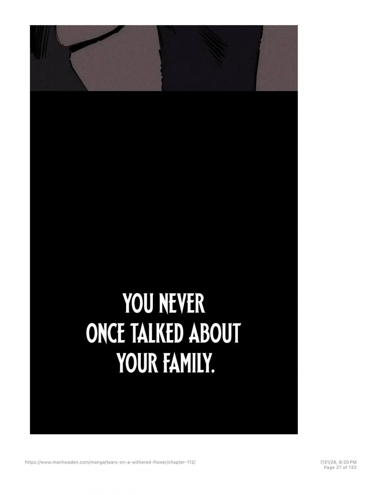 Tears On A Withered Flower - Chapter 112 Page 26
