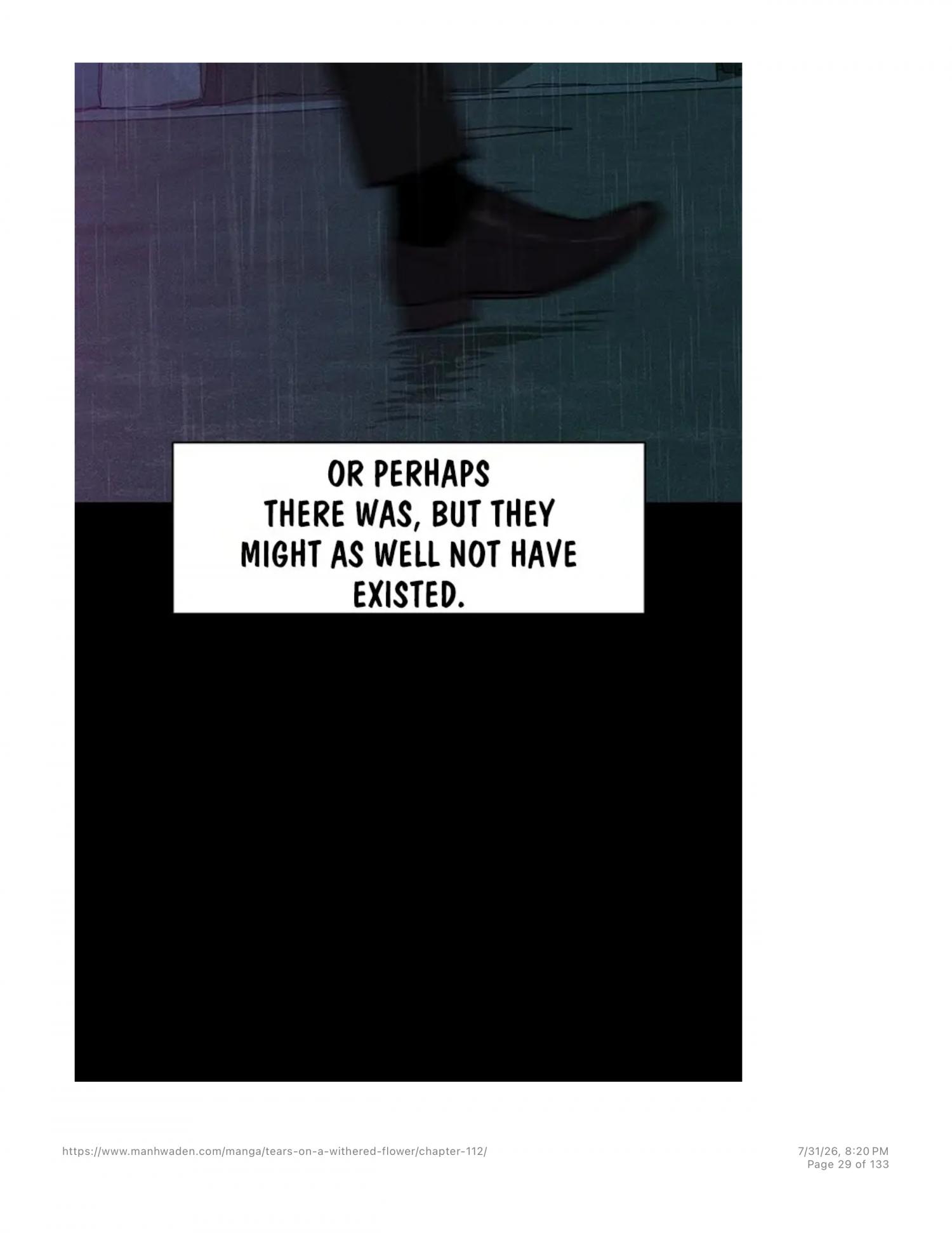 Tears On A Withered Flower - Chapter 112 Page 28