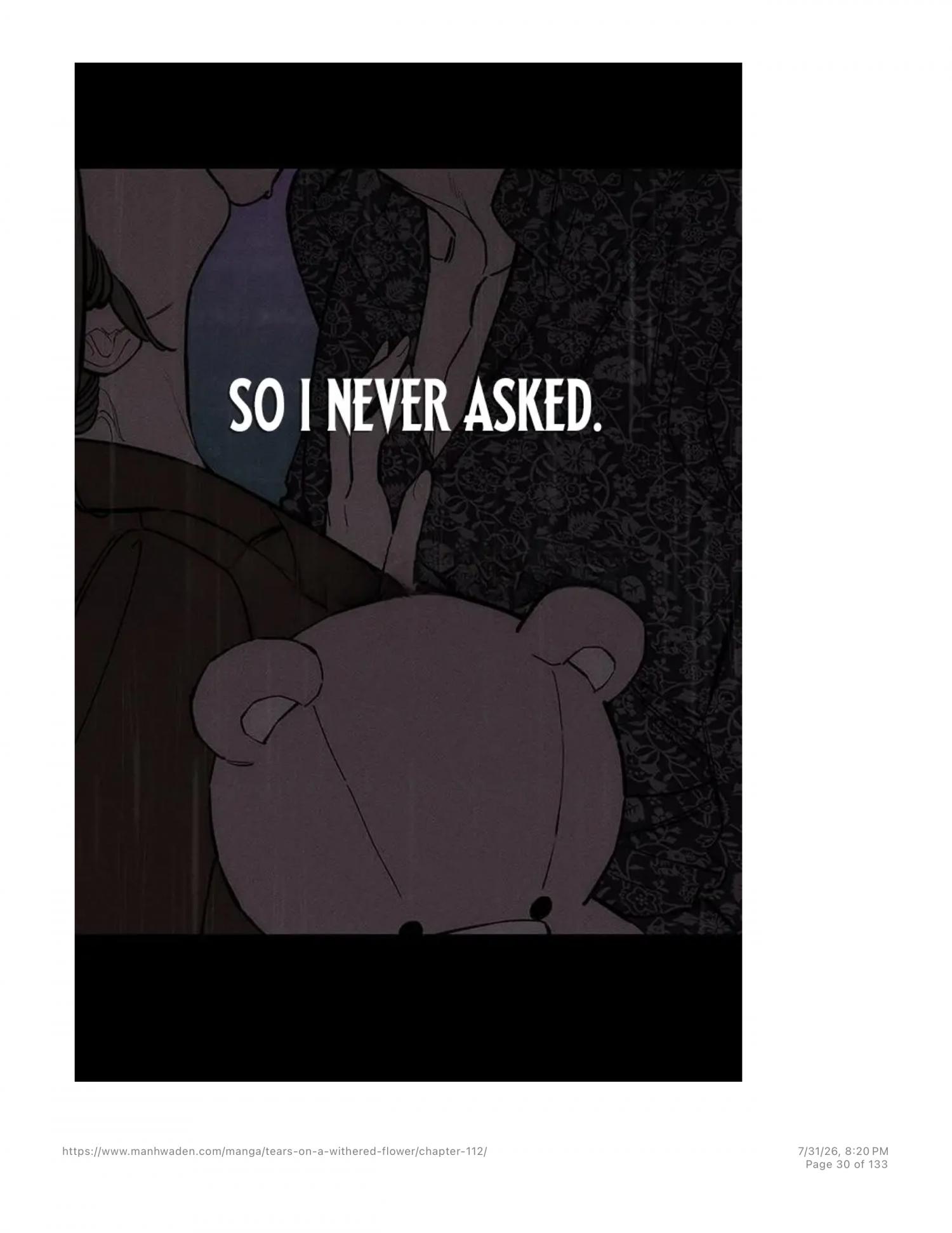 Tears On A Withered Flower - Chapter 112 Page 29