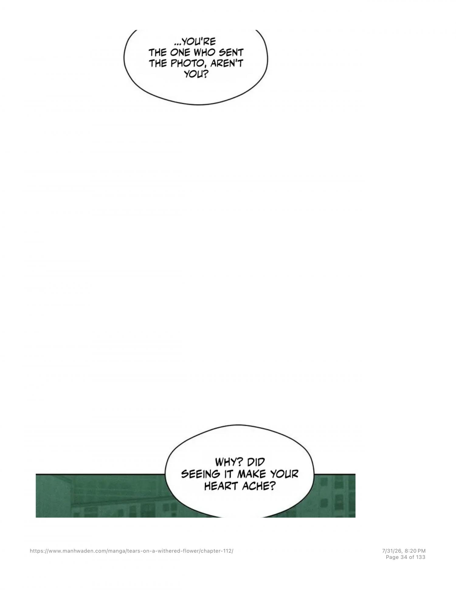 Tears On A Withered Flower - Chapter 112 Page 33