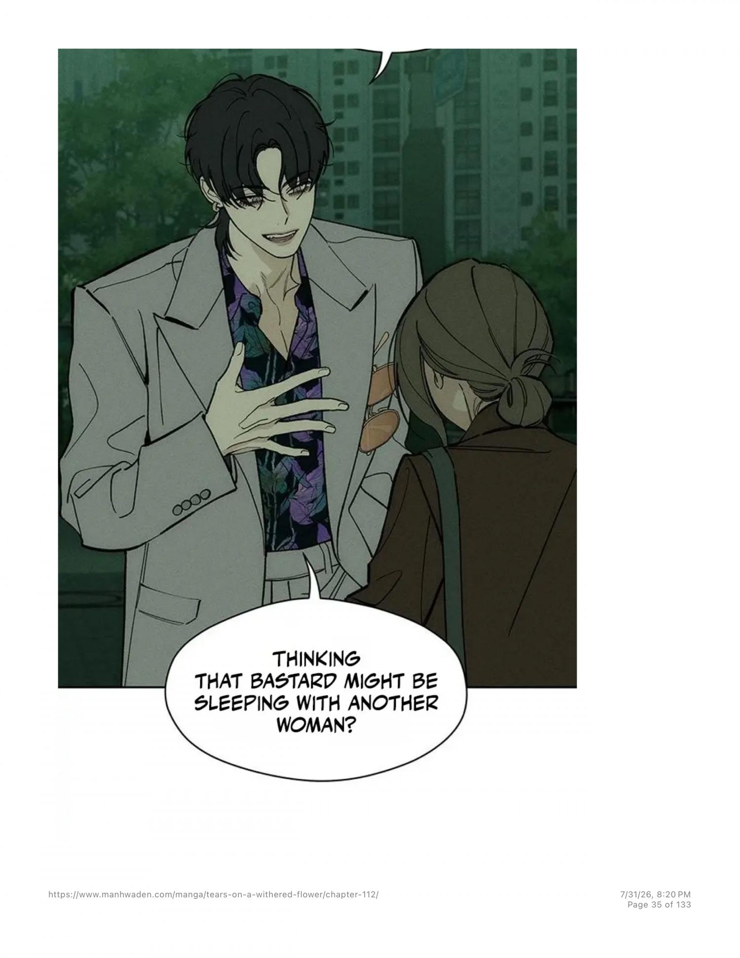 Tears On A Withered Flower - Chapter 112 Page 34