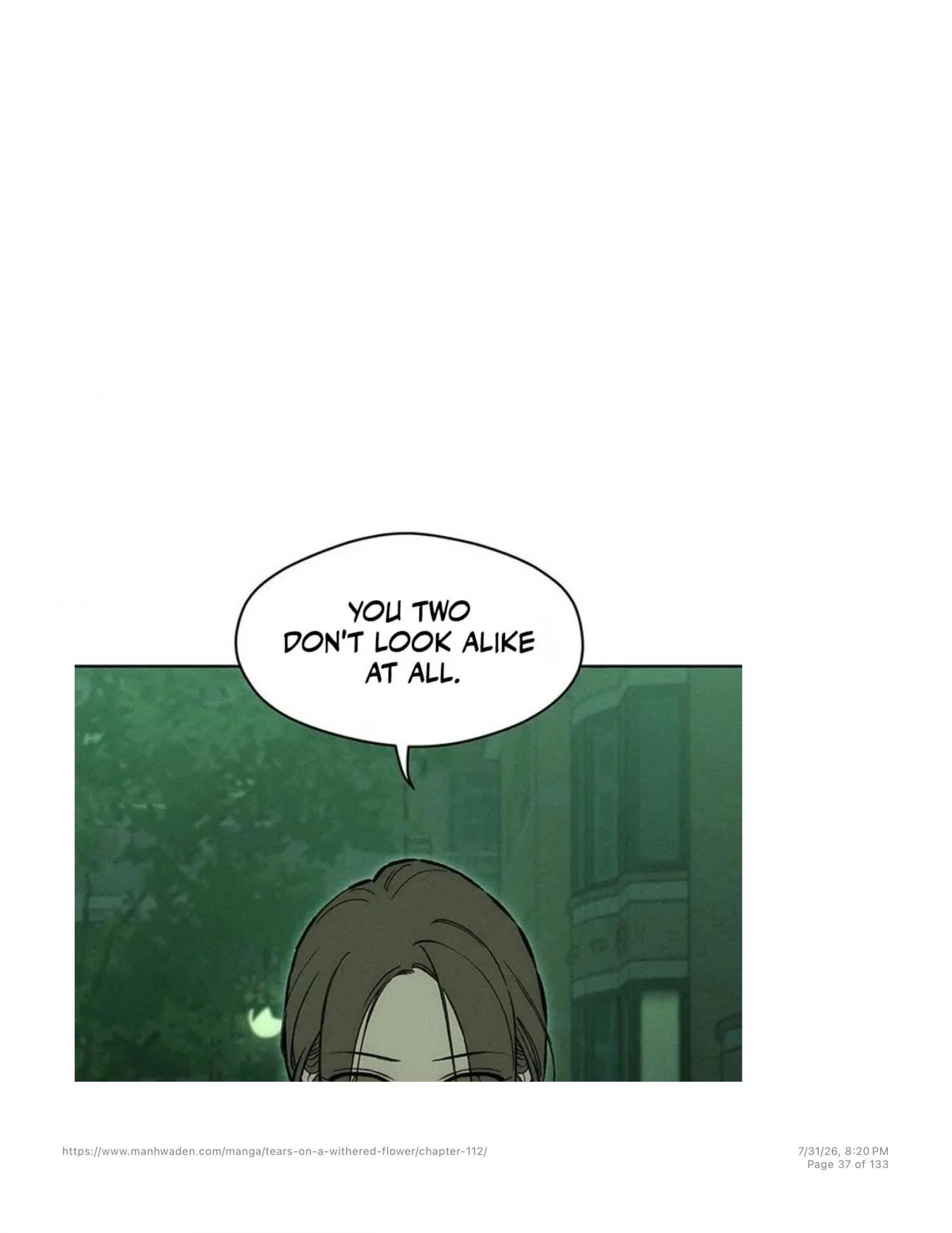 Tears On A Withered Flower - Chapter 112 Page 36