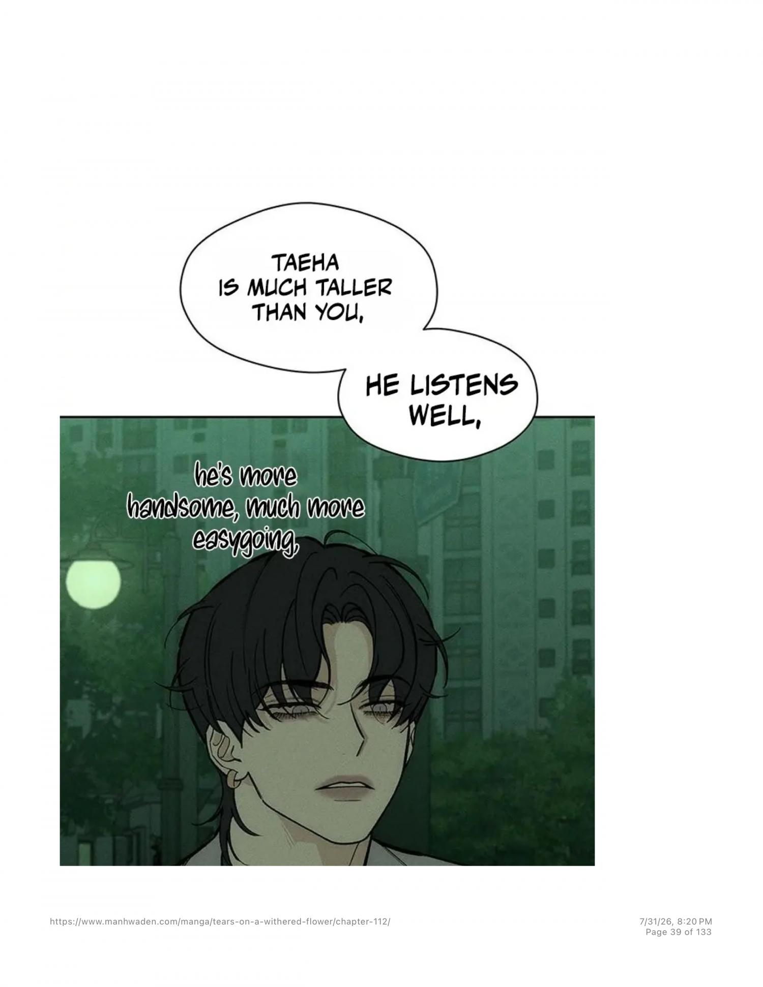 Tears On A Withered Flower - Chapter 112 Page 38