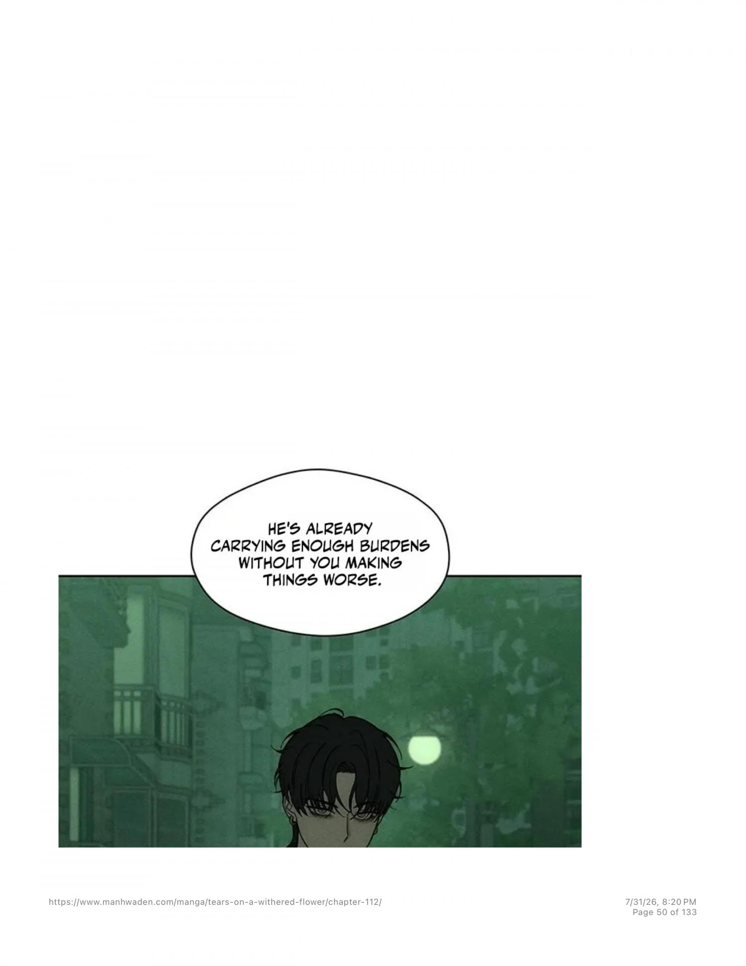Tears On A Withered Flower - Chapter 112 Page 49