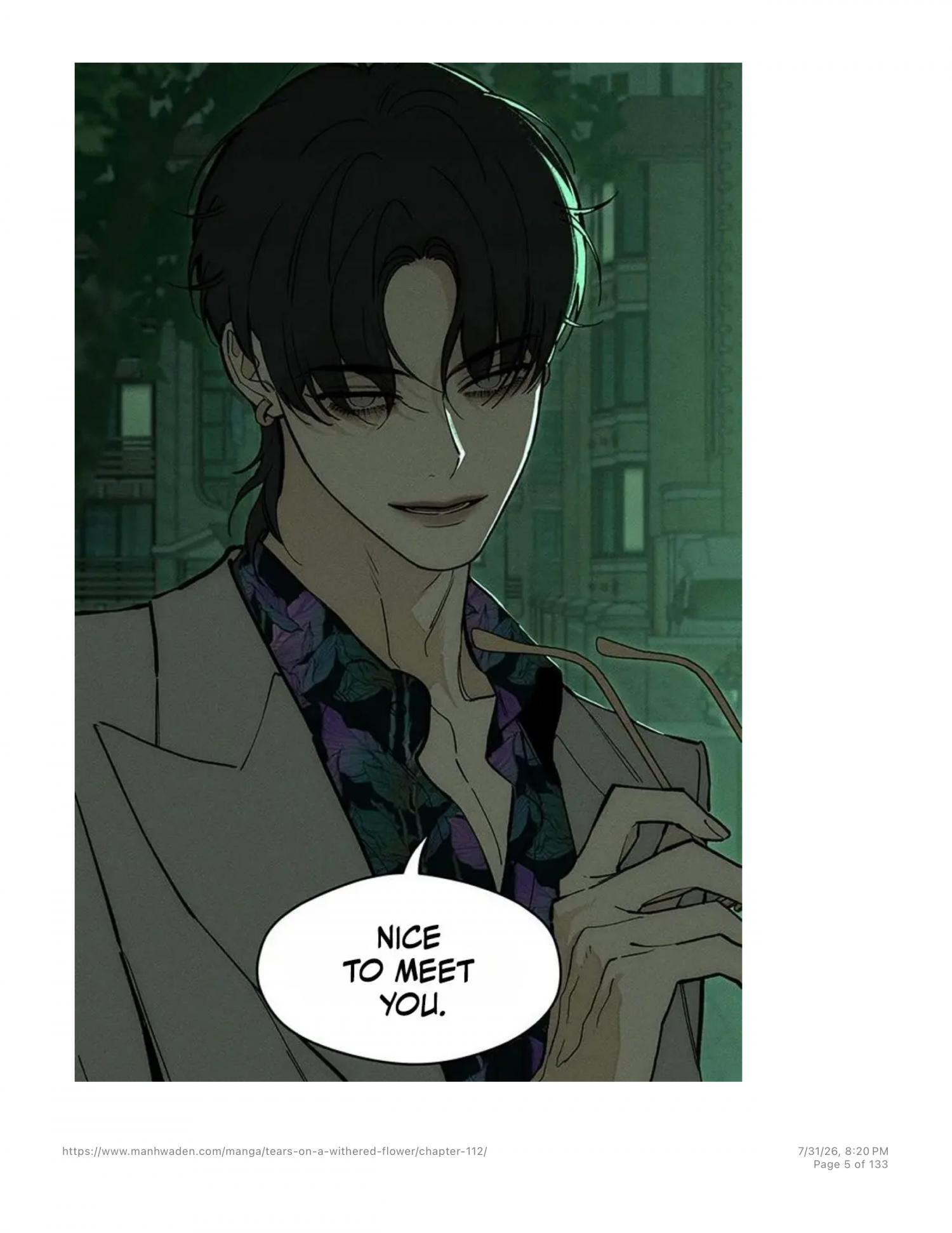Tears On A Withered Flower - Chapter 112 Page 5