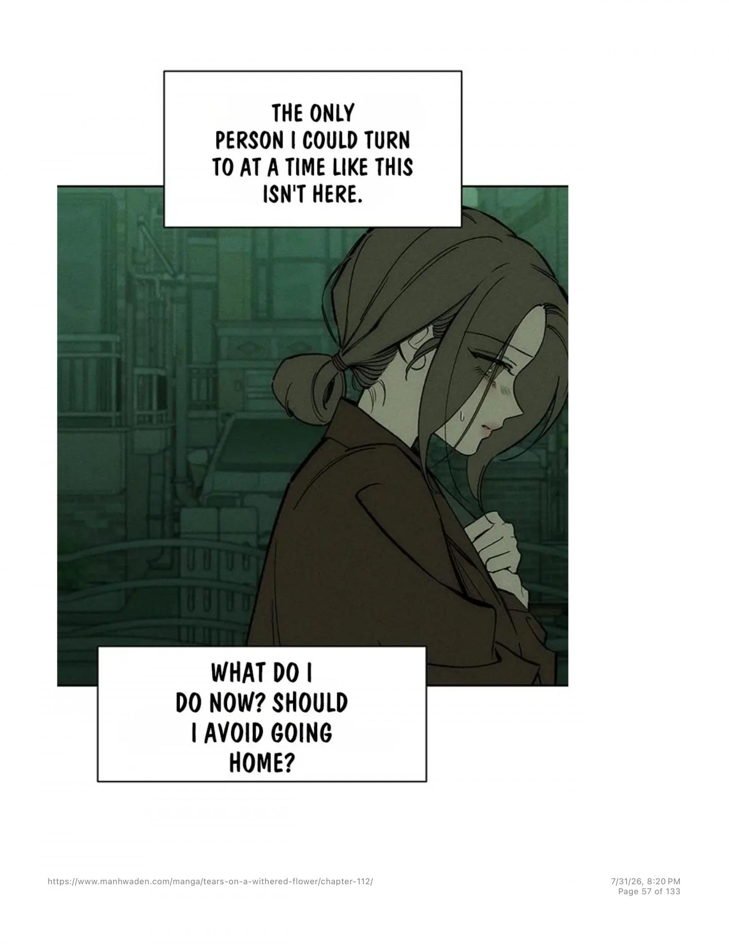 Tears On A Withered Flower - Chapter 112 Page 56