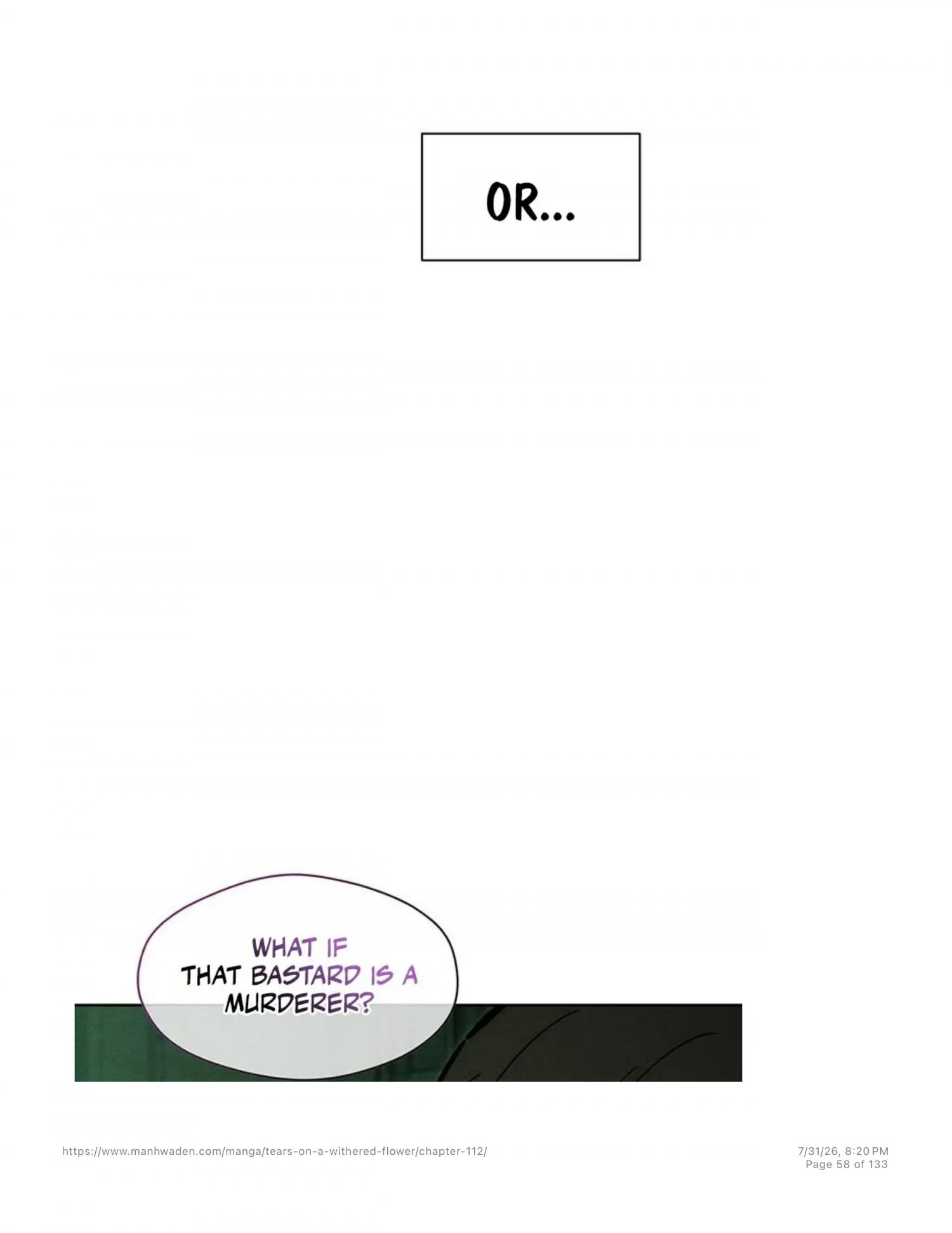 Tears On A Withered Flower - Chapter 112 Page 57
