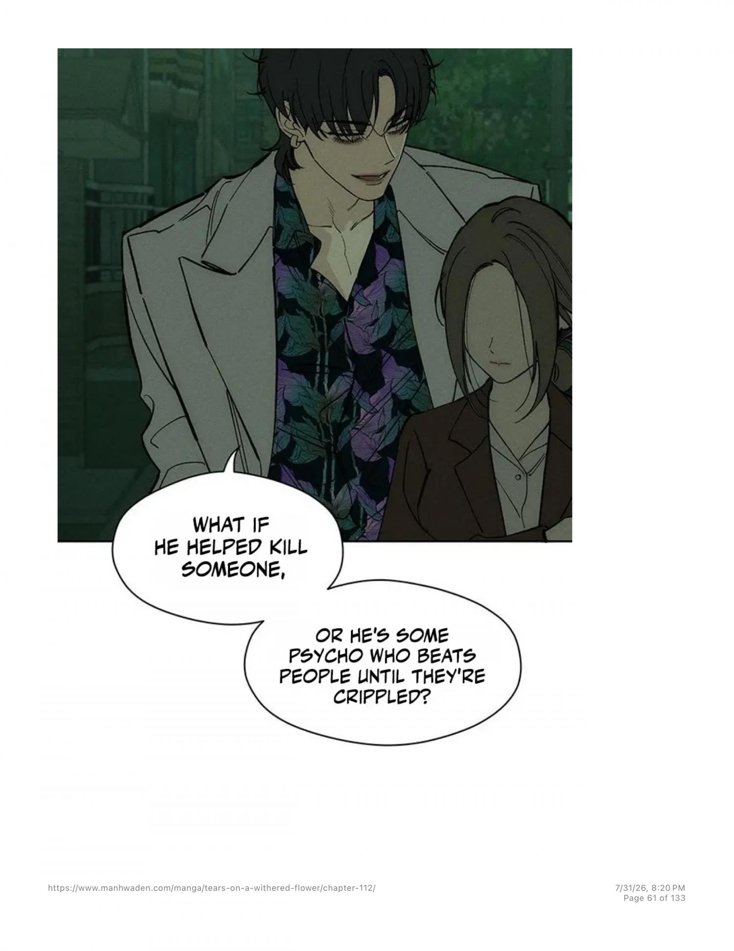 Tears On A Withered Flower - Chapter 112 Page 60