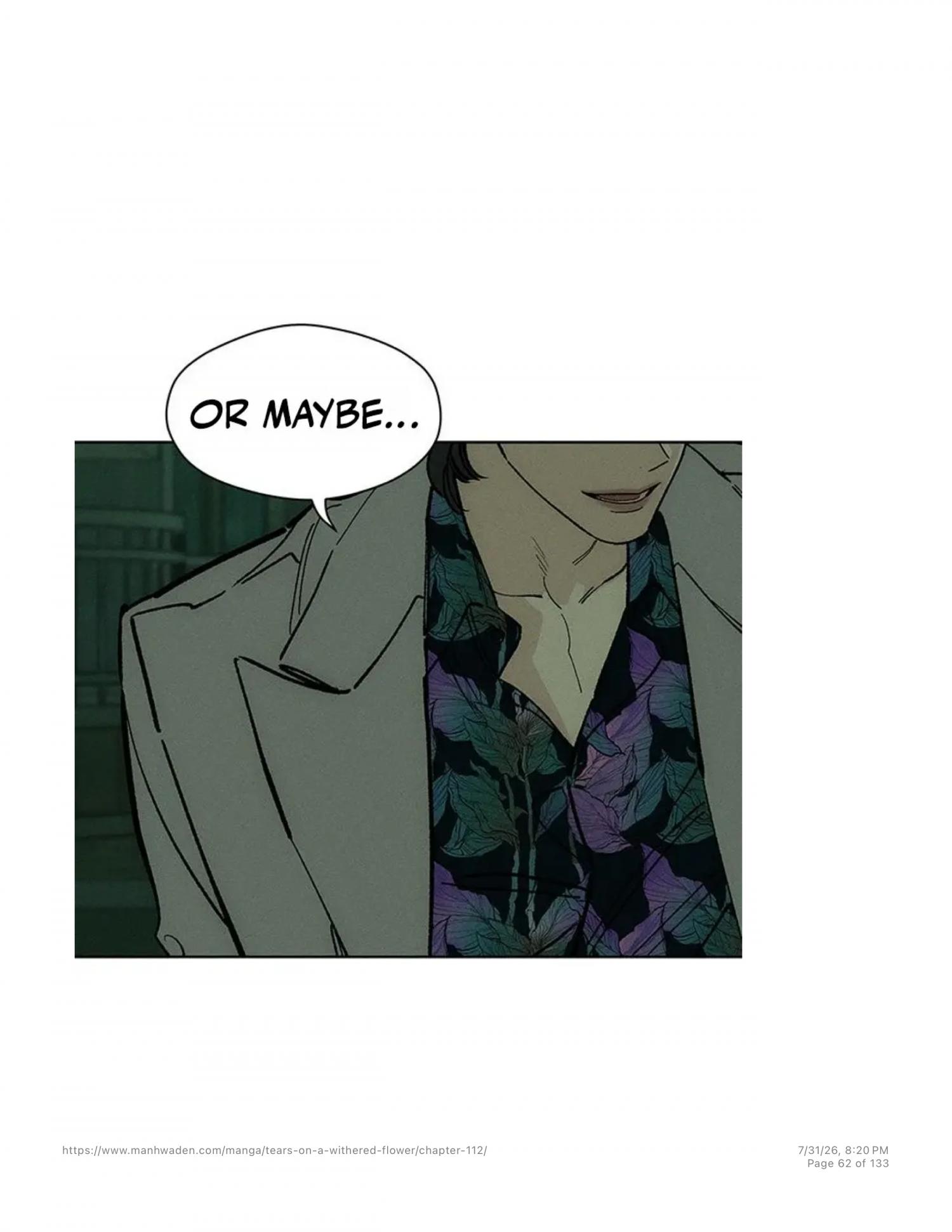 Tears On A Withered Flower - Chapter 112 Page 61