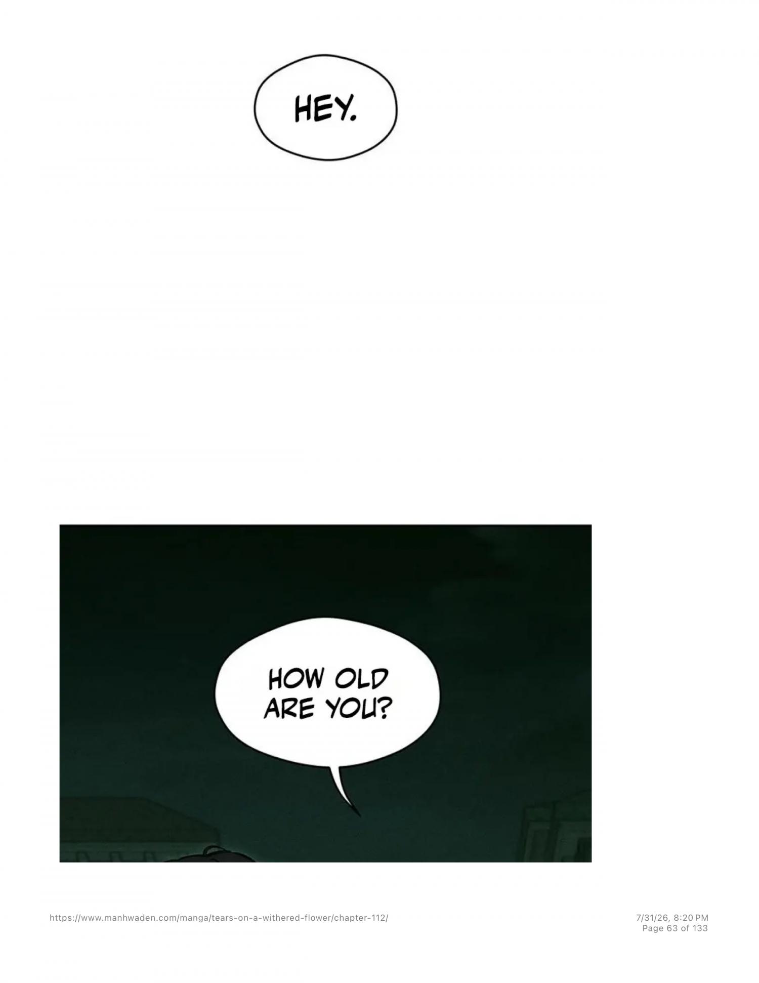 Tears On A Withered Flower - Chapter 112 Page 62
