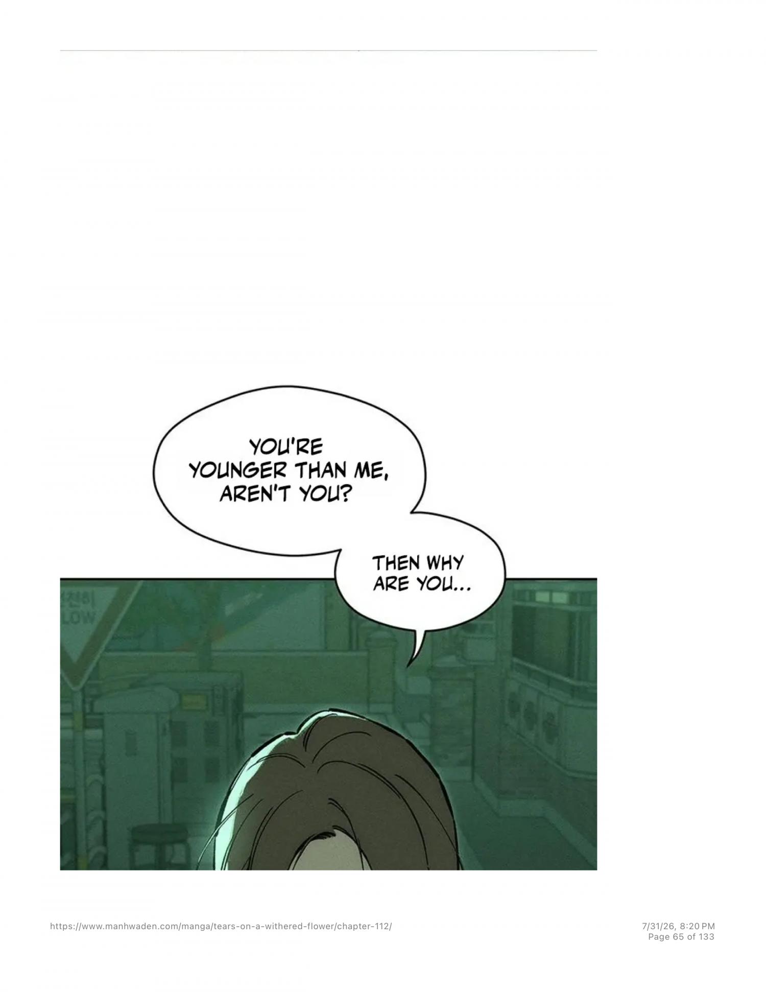 Tears On A Withered Flower - Chapter 112 Page 64