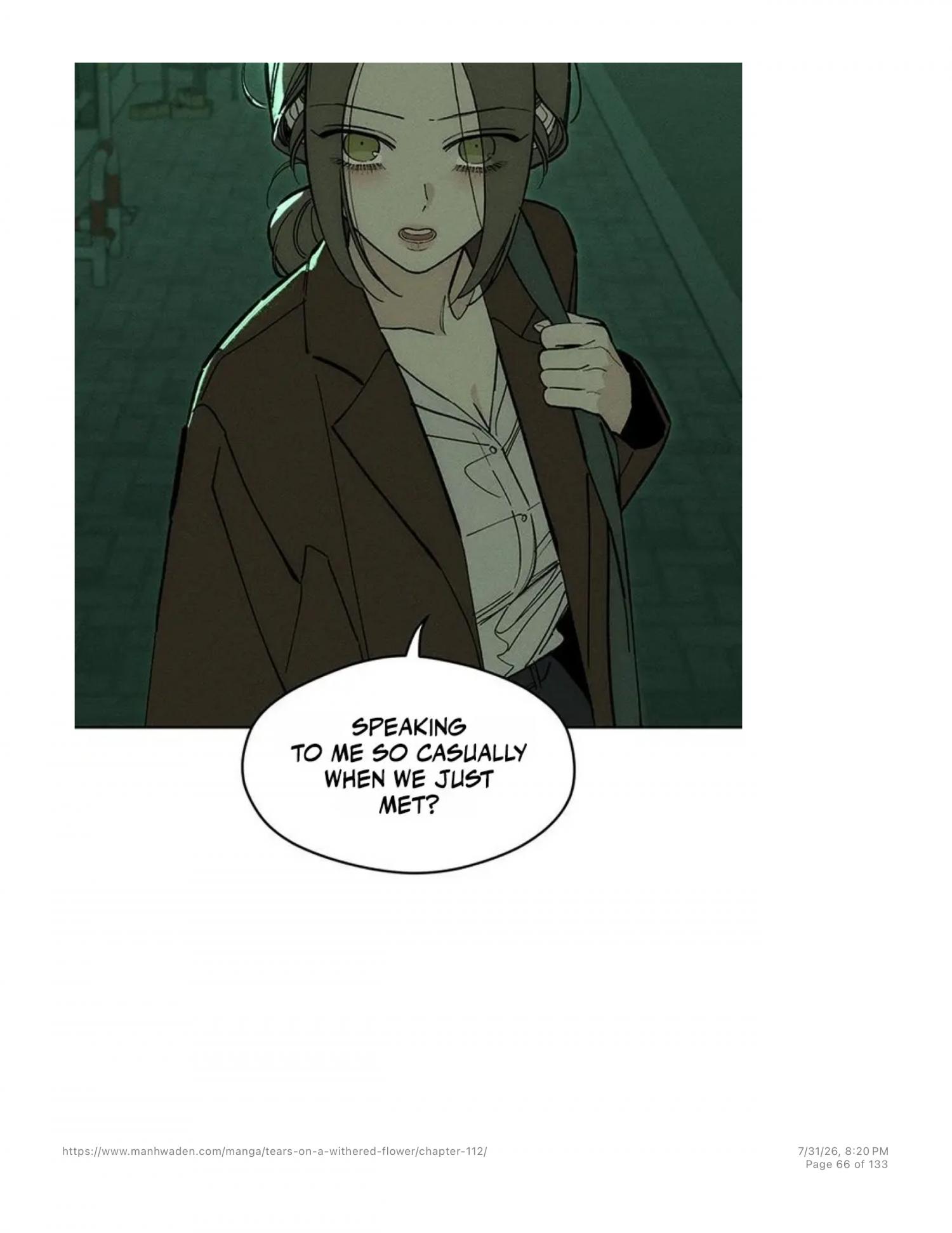 Tears On A Withered Flower - Chapter 112 Page 65