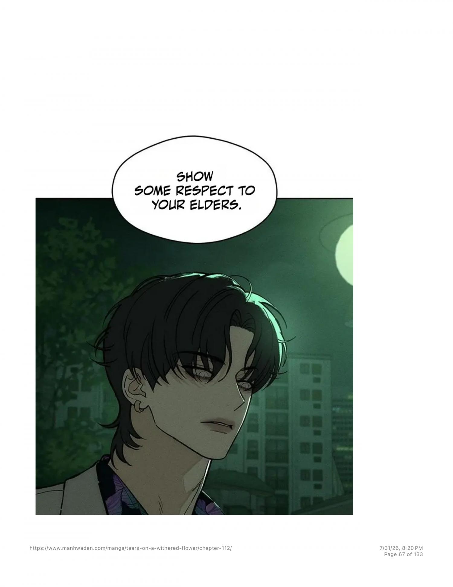 Tears On A Withered Flower - Chapter 112 Page 66