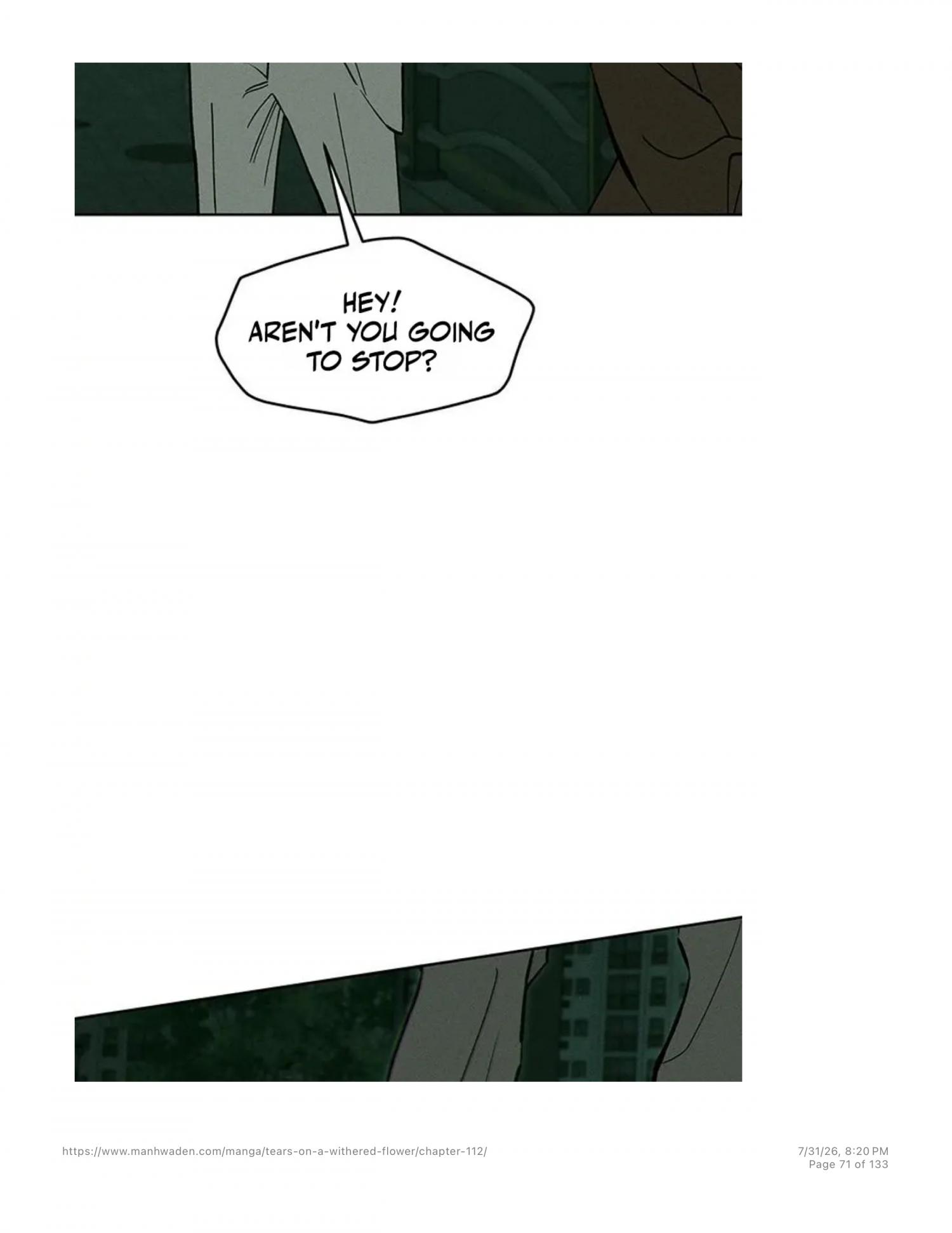 Tears On A Withered Flower - Chapter 112 Page 70