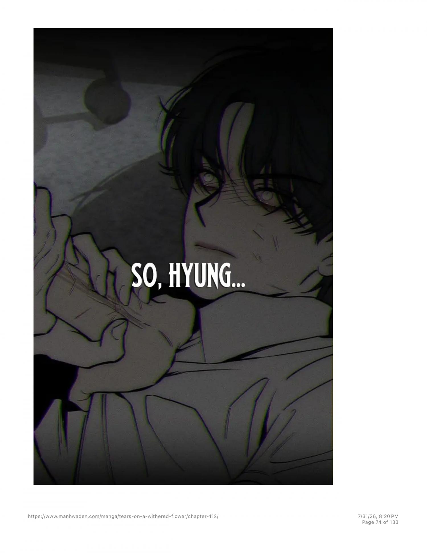 Tears On A Withered Flower - Chapter 112 Page 73