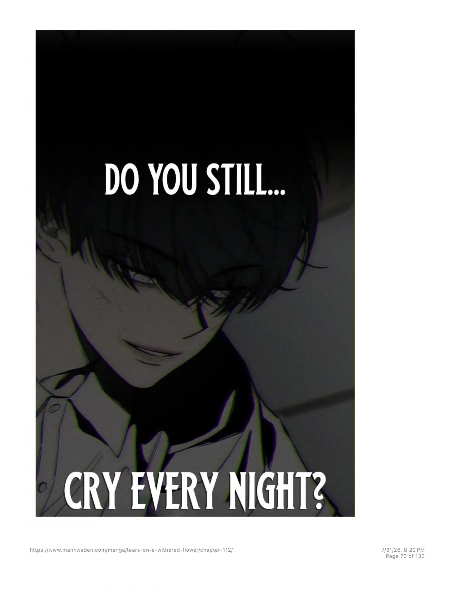 Tears On A Withered Flower - Chapter 112 Page 74