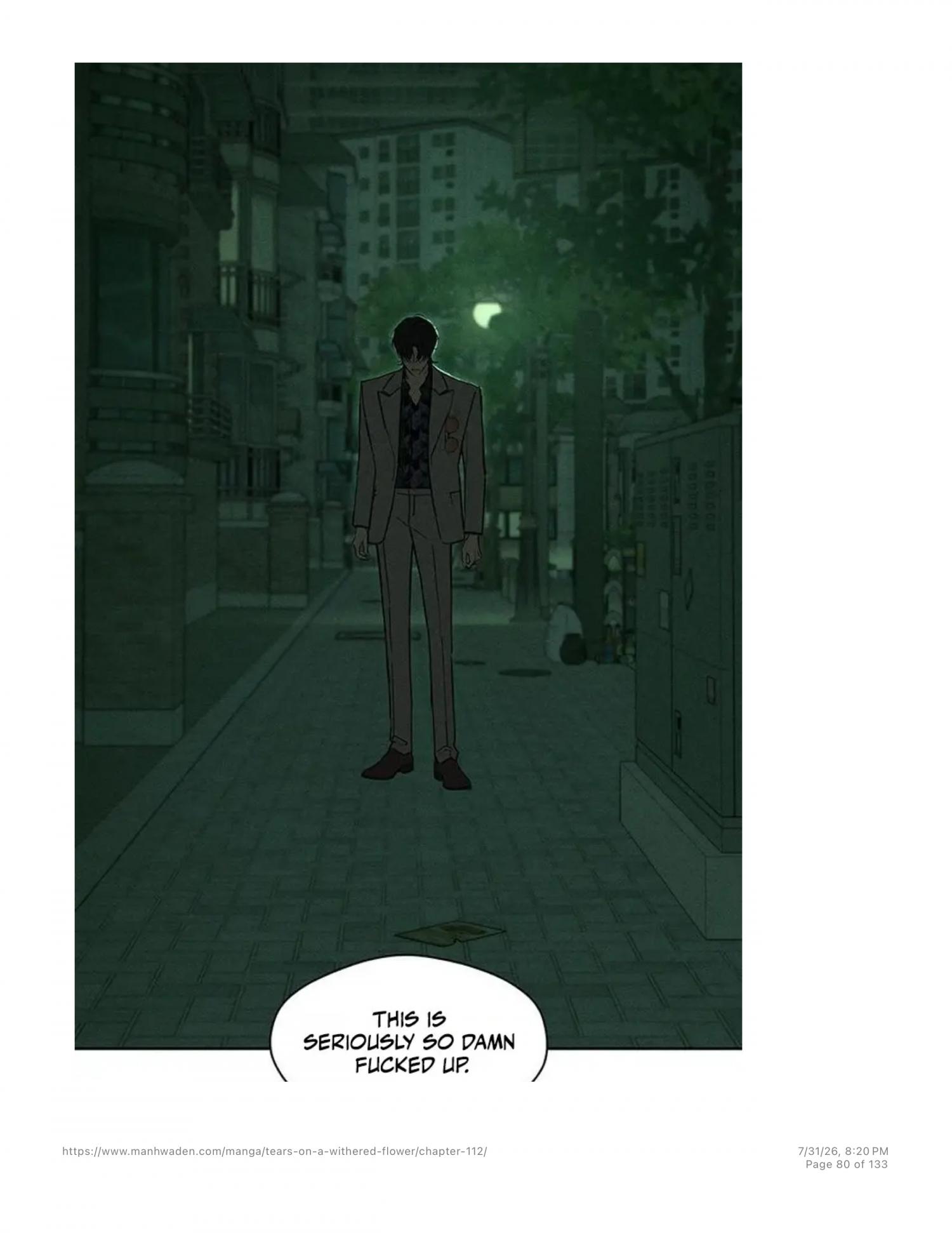 Tears On A Withered Flower - Chapter 112 Page 79