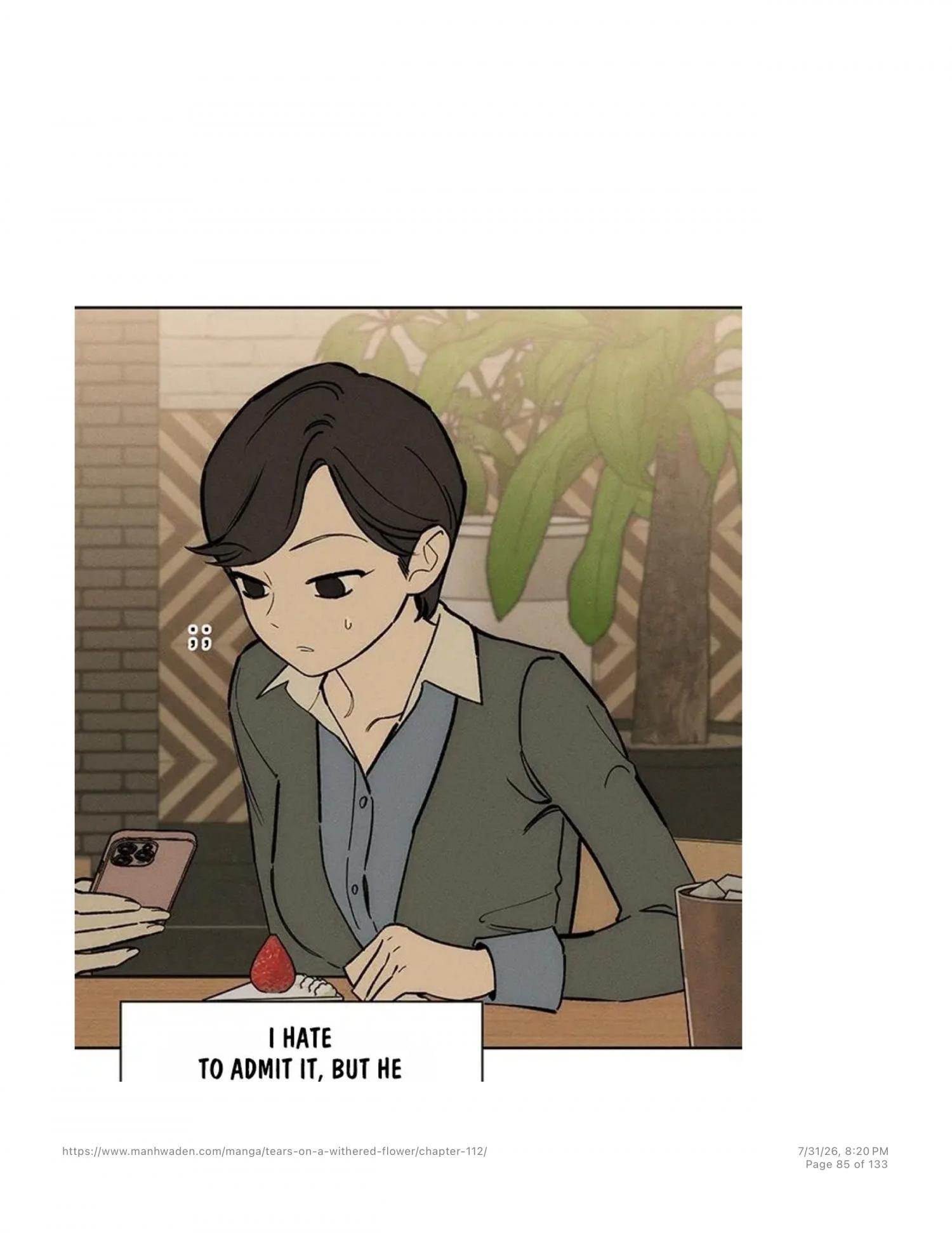 Tears On A Withered Flower - Chapter 112 Page 84