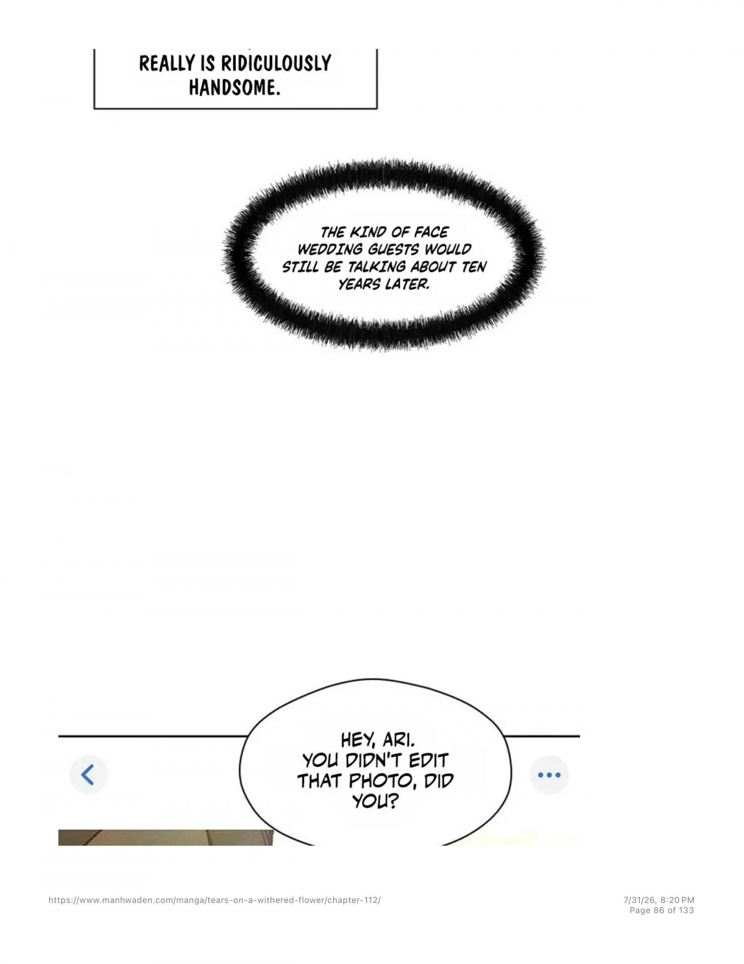 Tears On A Withered Flower - Chapter 112 Page 85