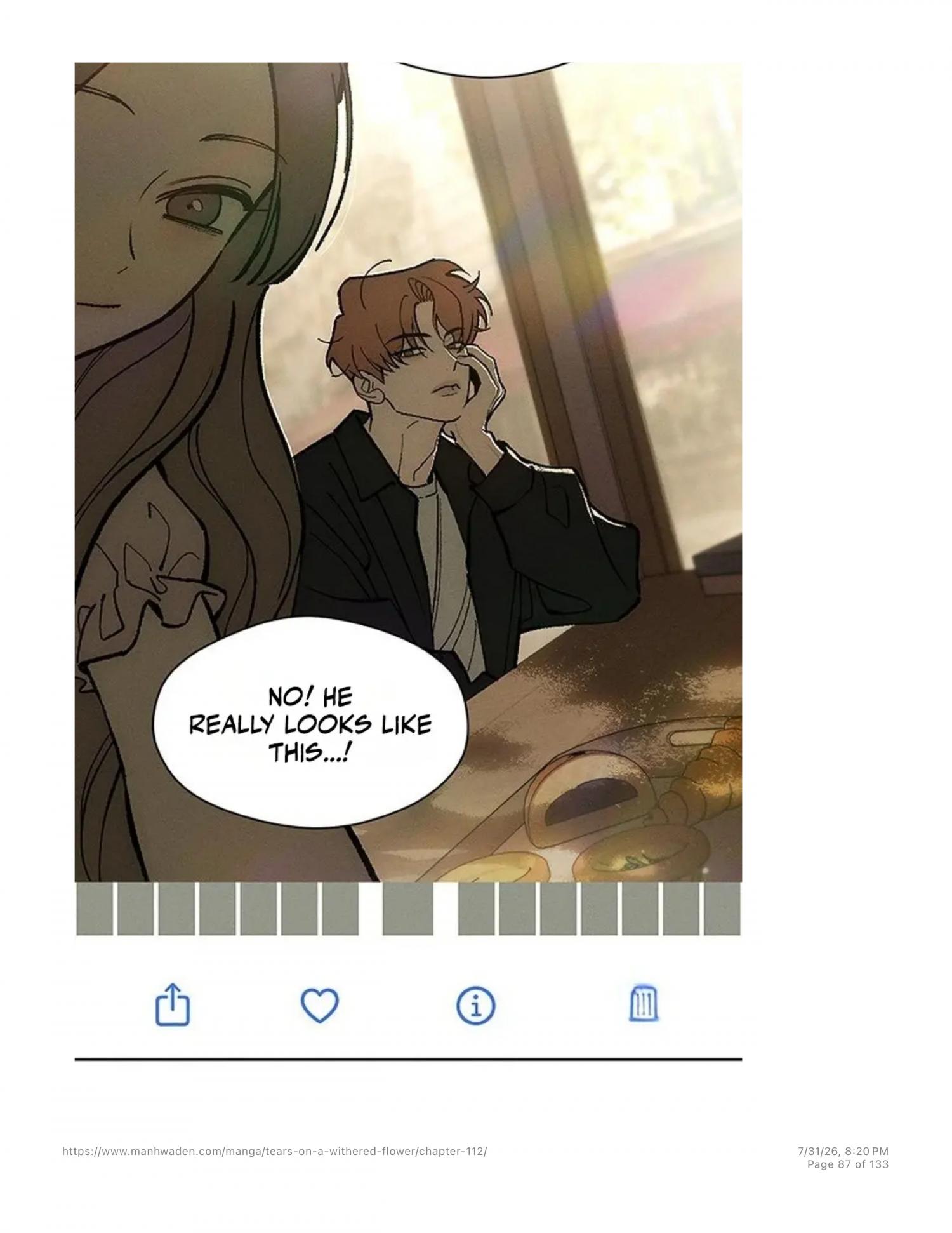 Tears On A Withered Flower - Chapter 112 Page 86