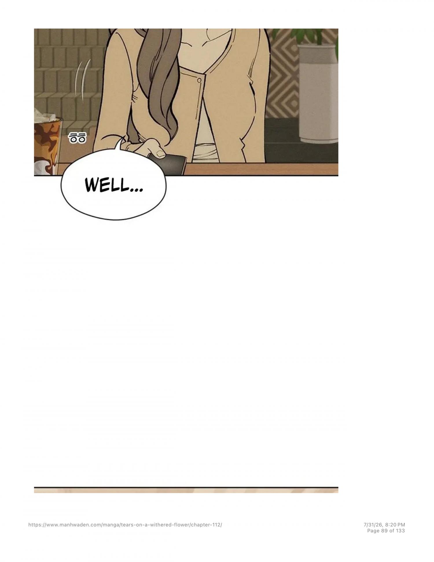Tears On A Withered Flower - Chapter 112 Page 88