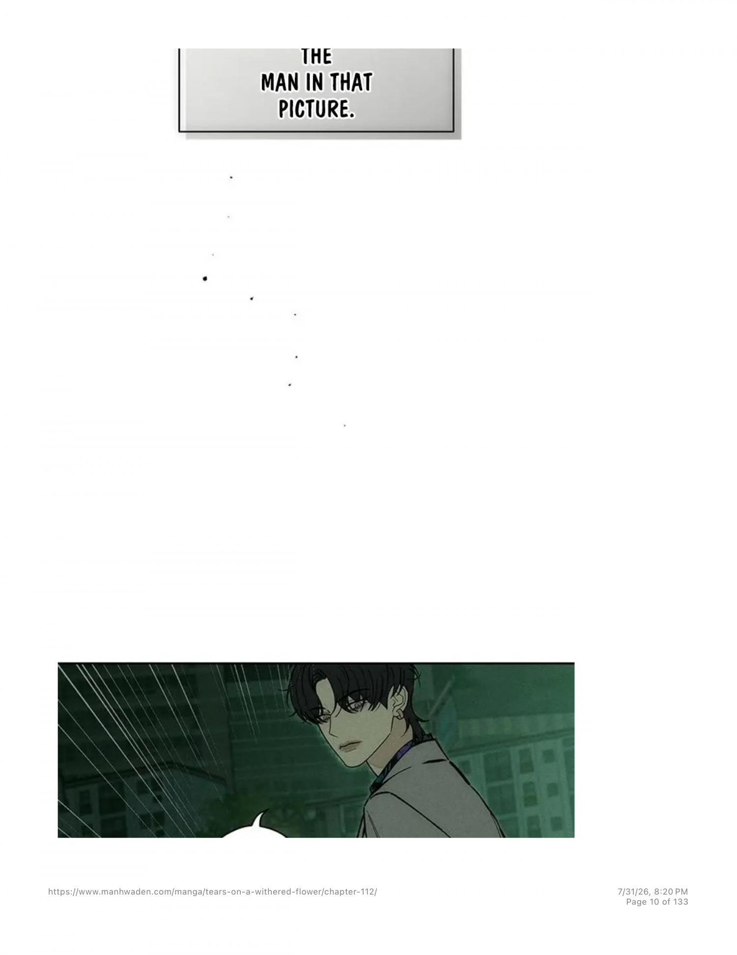Tears On A Withered Flower - Chapter 112 Page 9