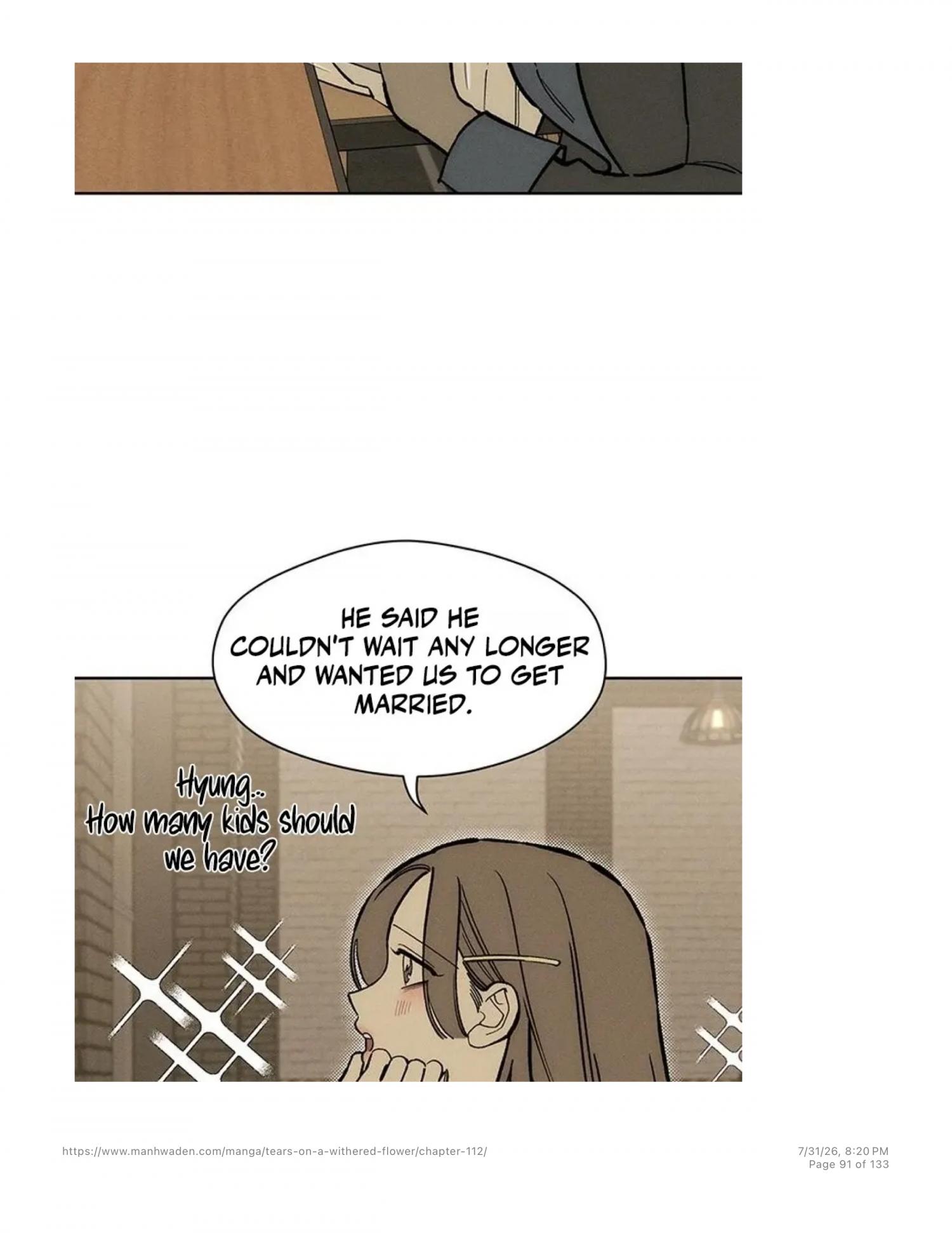 Tears On A Withered Flower - Chapter 112 Page 90