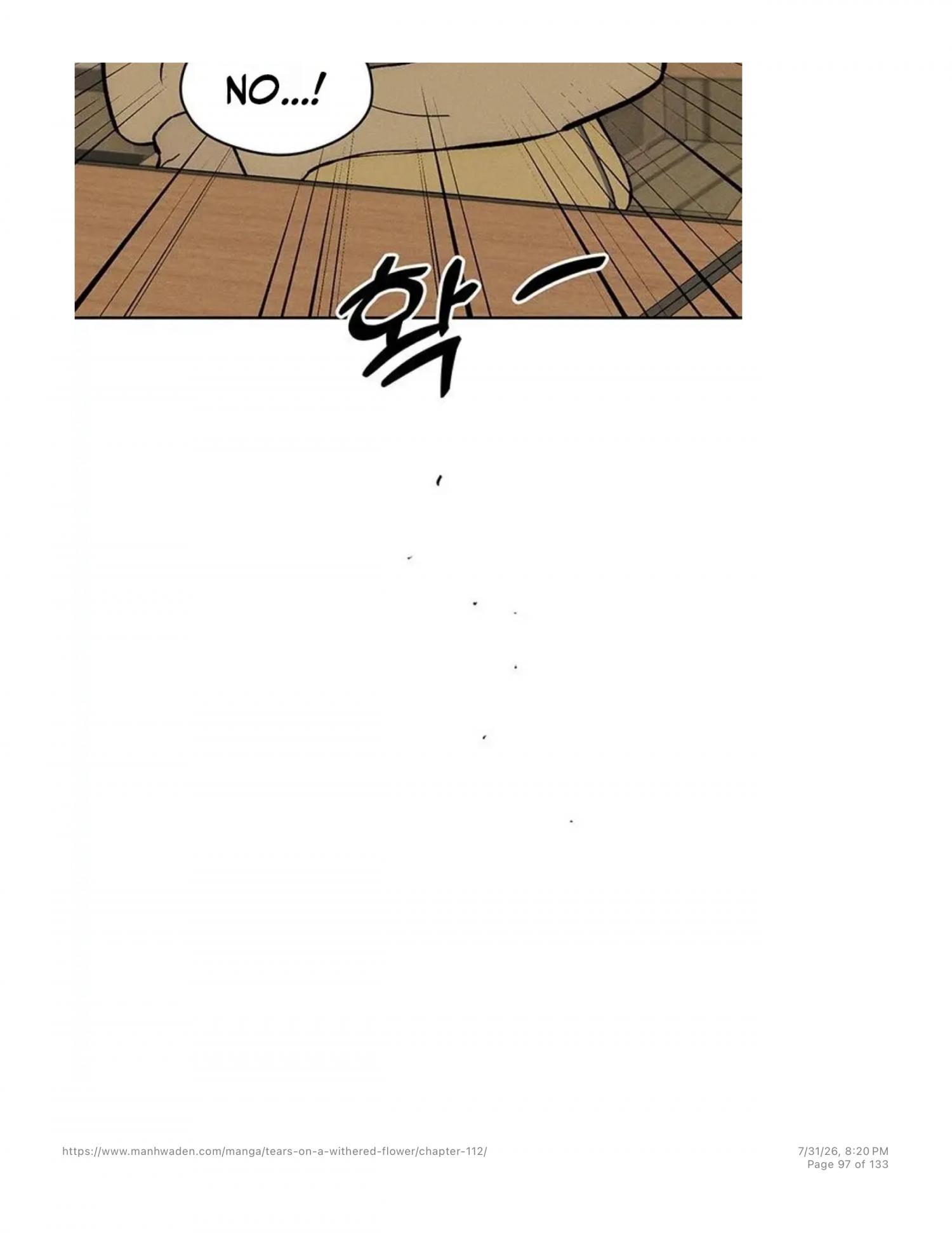 Tears On A Withered Flower - Chapter 112 Page 96