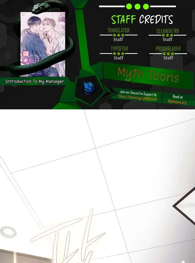 Introducing My Manager - Chapter 9 Page 1