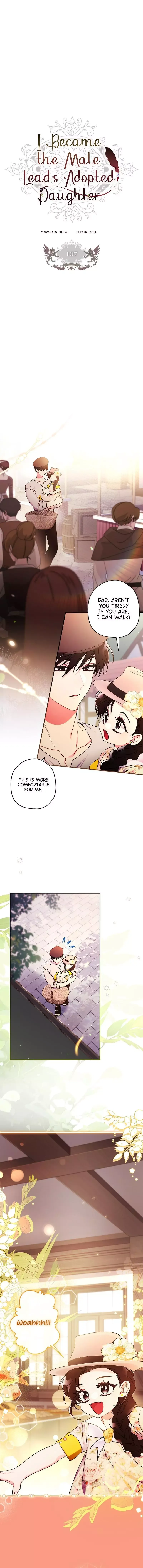 I Became The Male Lead's Adopted Daughter - Chapter 107 Page 1