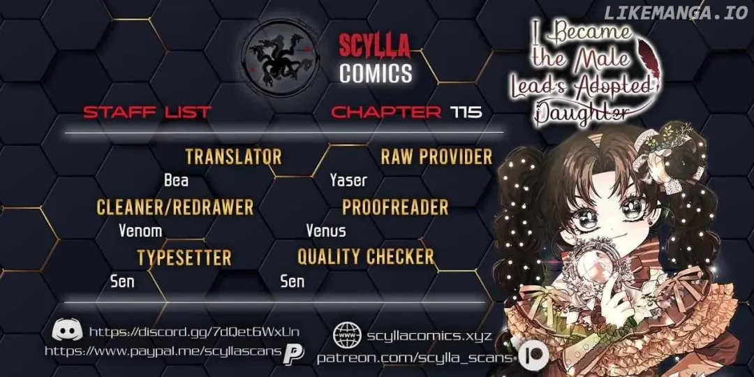 I Became The Male Lead's Adopted Daughter - Chapter 115 Page 1
