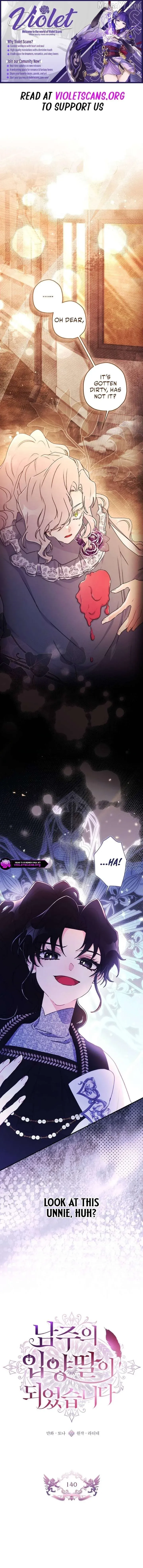 I Became The Male Lead's Adopted Daughter - Chapter 140 Page 1