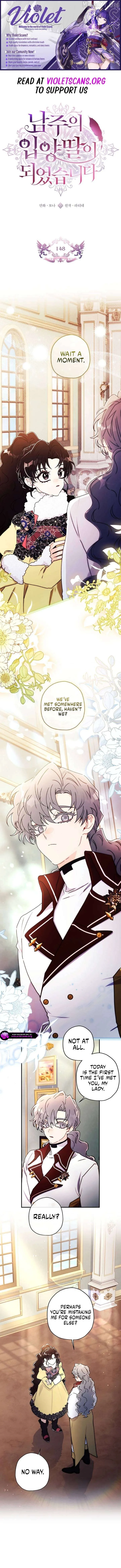 I Became The Male Lead's Adopted Daughter - Chapter 148 Page 1