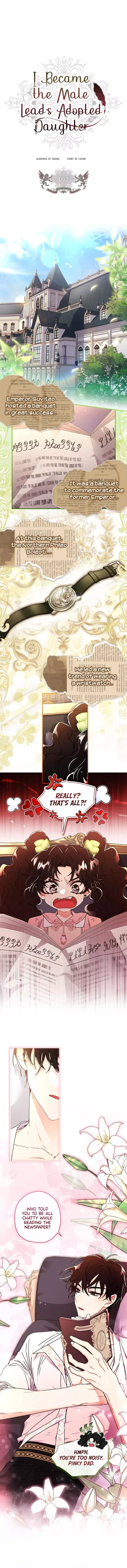 I Became The Male Lead's Adopted Daughter - Chapter 97 Page 1