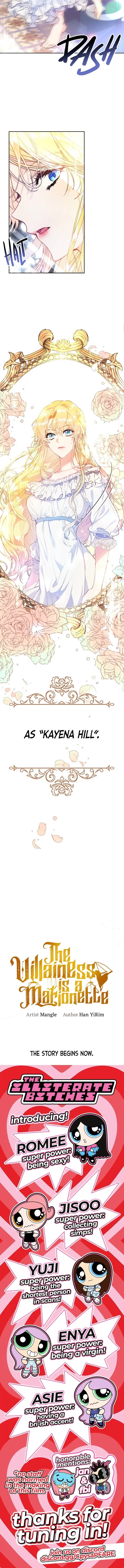 The Villainess Is A Marionette - Chapter 0 Page 11
