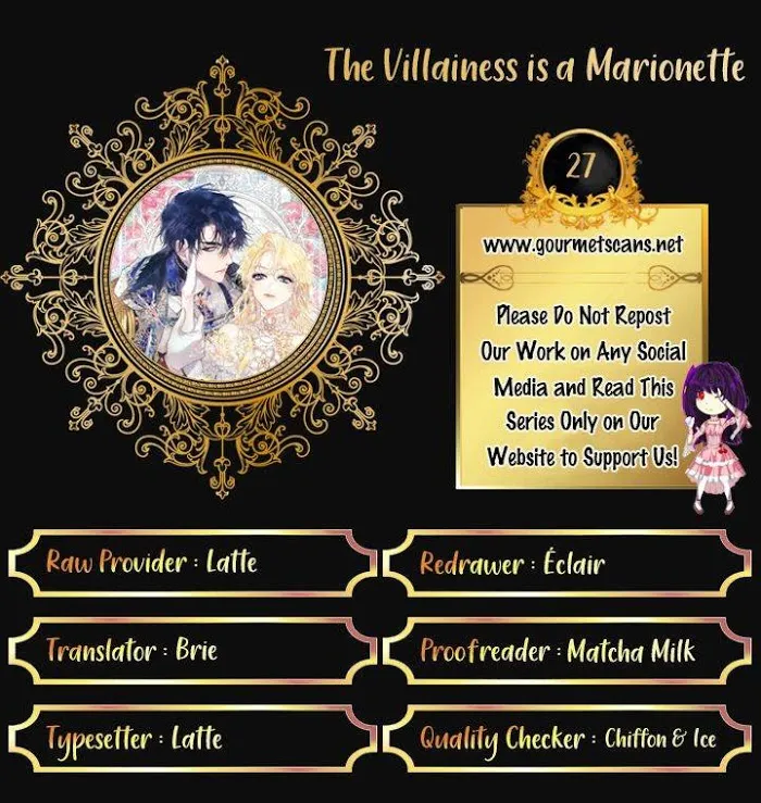 The Villainess Is A Marionette - Chapter 27 Page 1