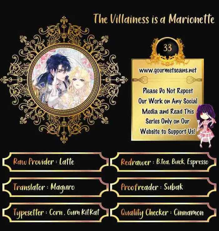 The Villainess Is A Marionette - Chapter 33 Page 1