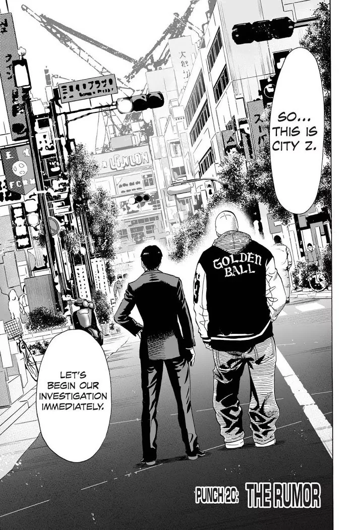 One Punch Man - Chapter 20 Page 1