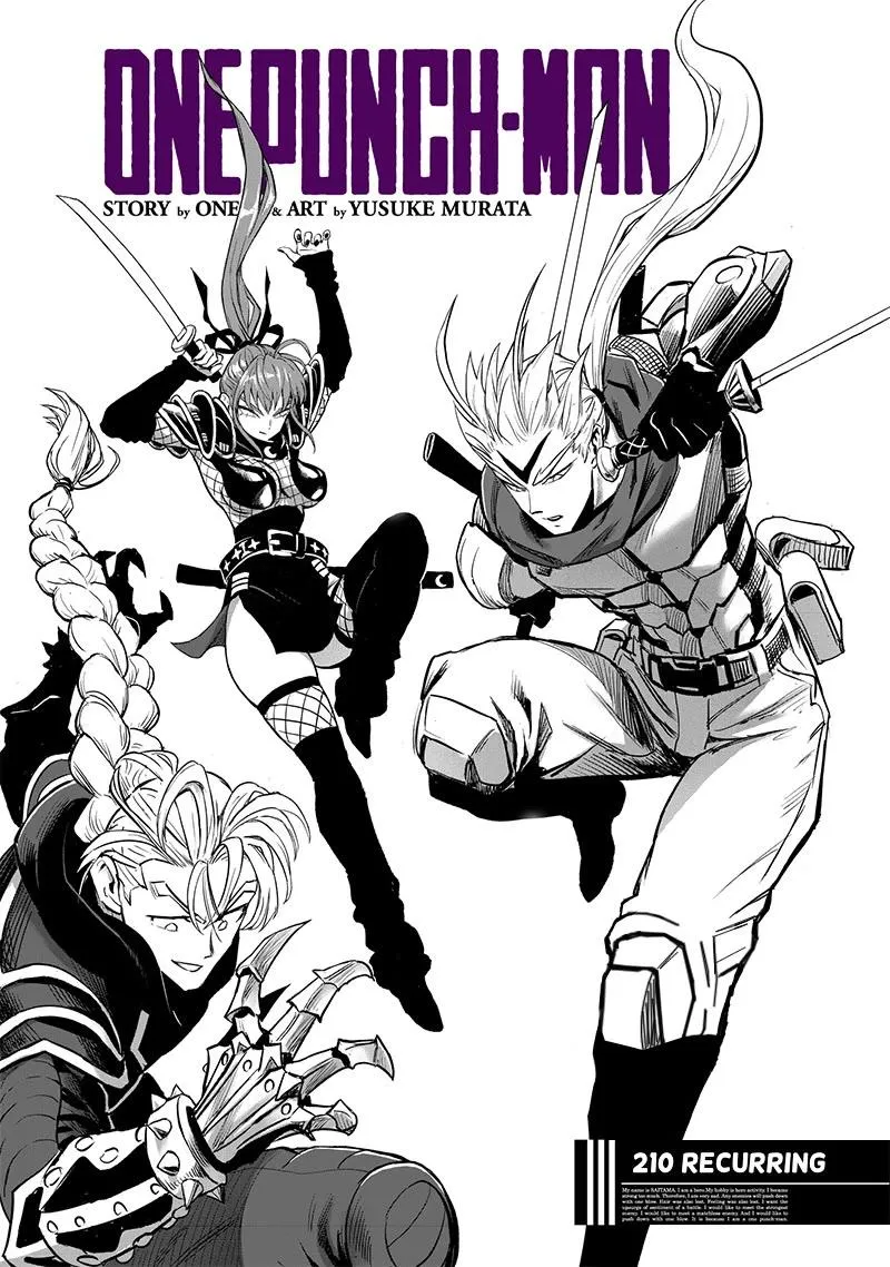 One Punch Man - Chapter 210 Page 1