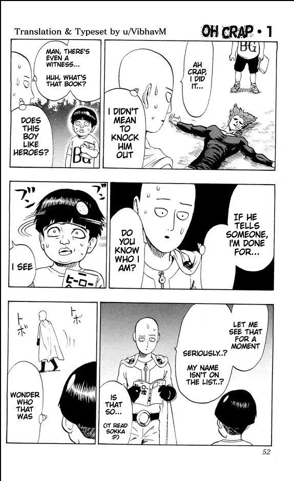 One Punch Man - Chapter 87.5 Page 1