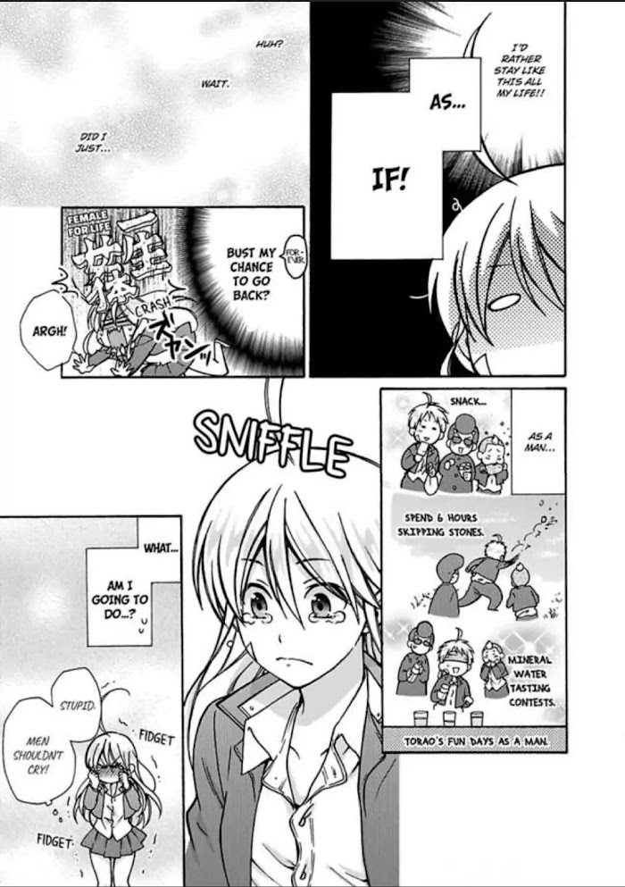 Nyotaika Yankee Gakuen ☆ Ore No Hajimete, Nerawaretemasu. - Chapter 12 Page 25