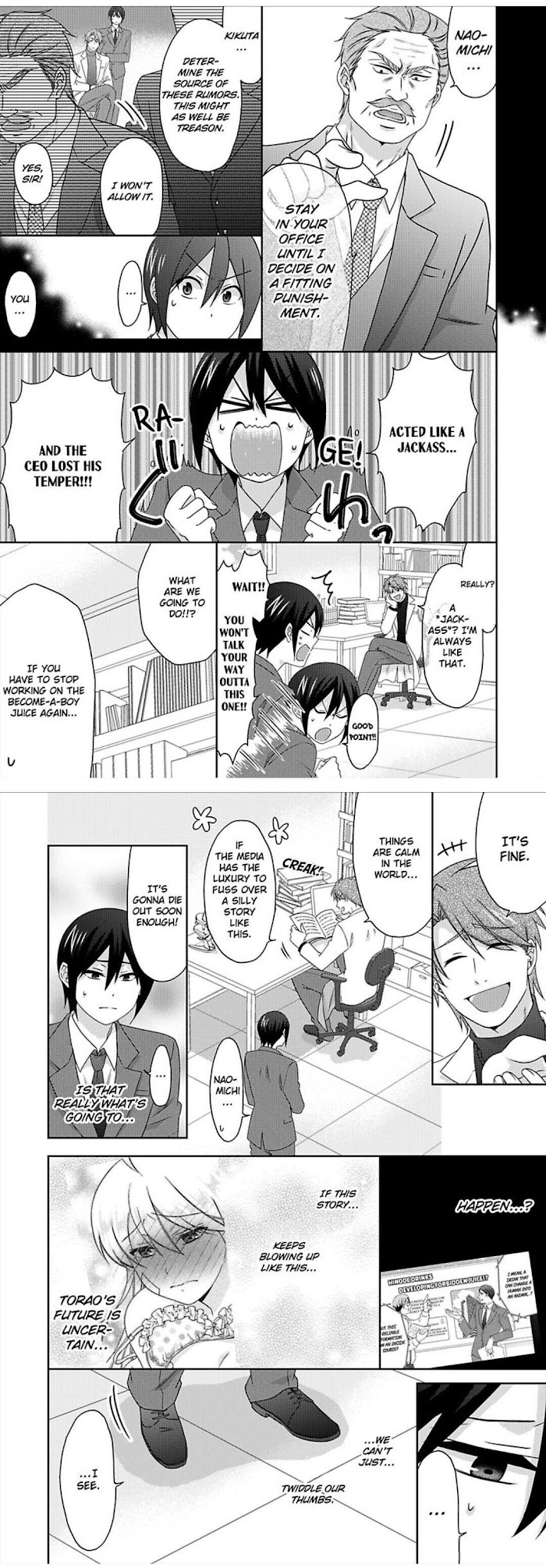 Nyotaika Yankee Gakuen ☆ Ore No Hajimete, Nerawaretemasu. - Chapter 45 Page 15